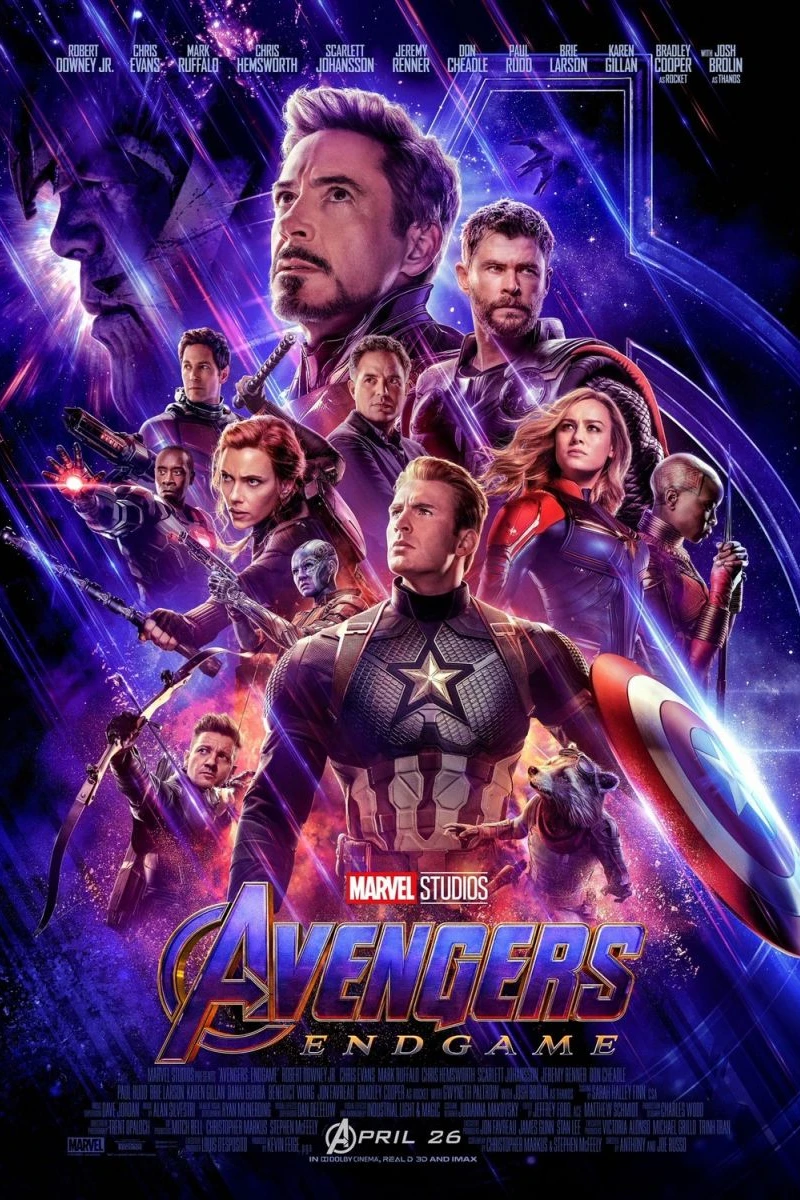 Avengers Endgame 3D Poster