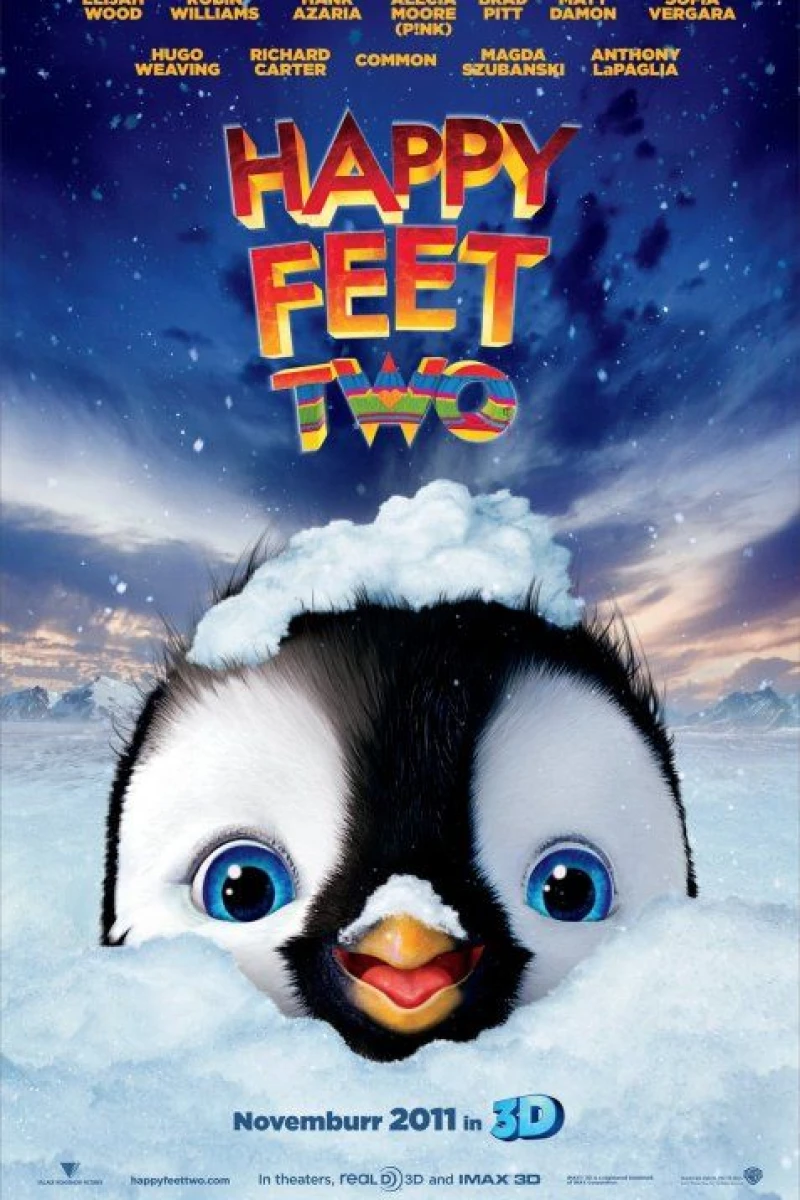 Happy Feet Two 3D Poster