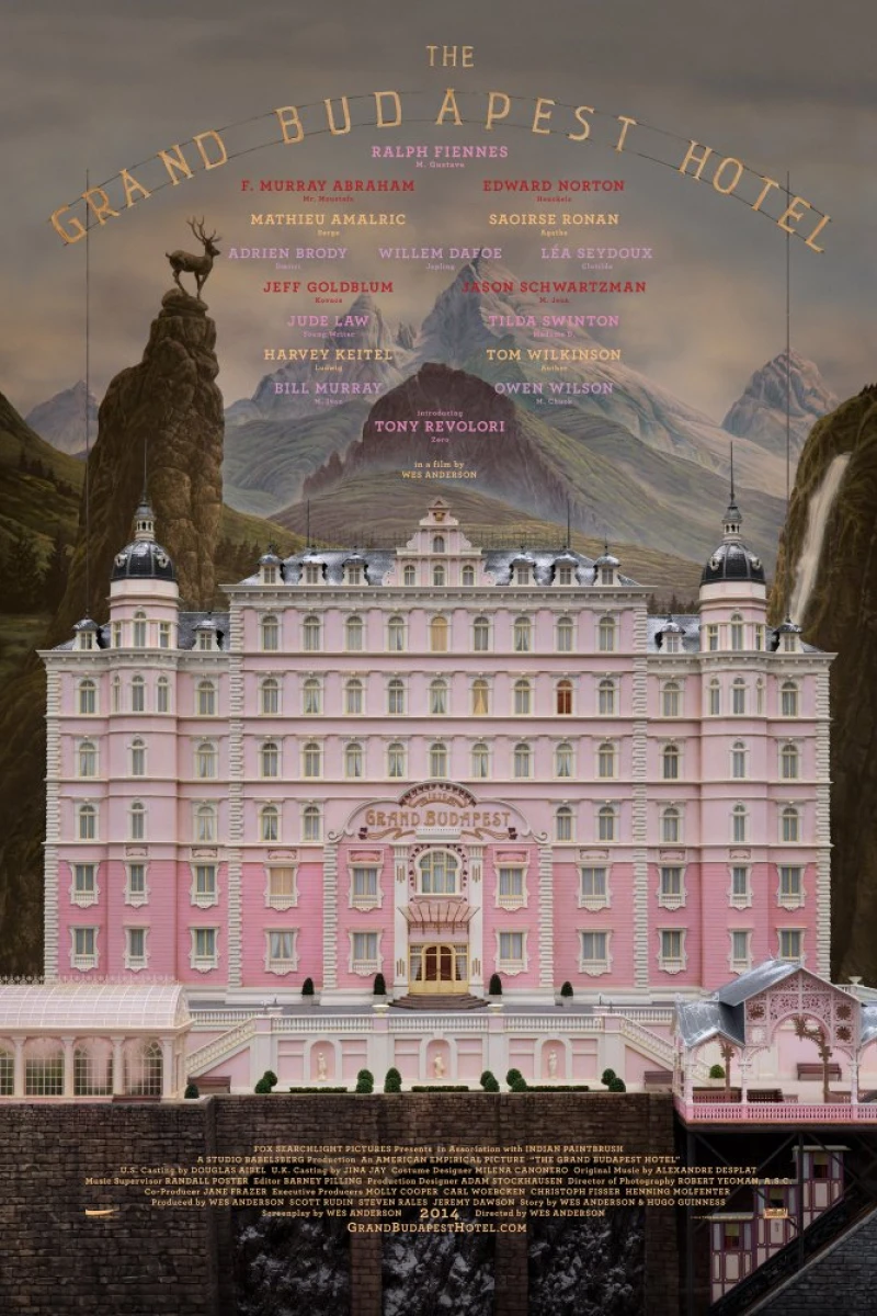 Grand Budapest Hotel, The 2014 Poster