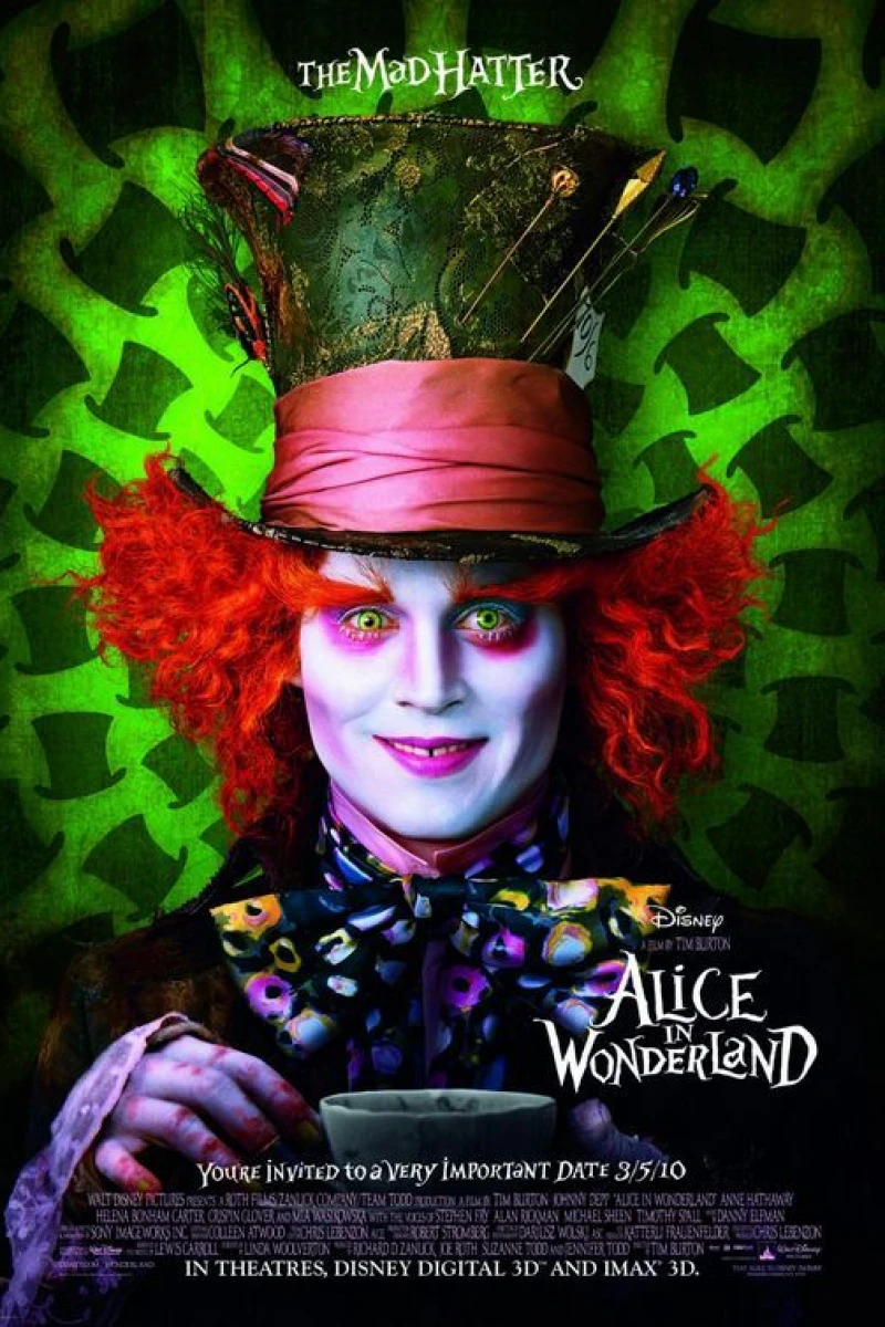 Tim Burton s Alice in Wonderland Poster