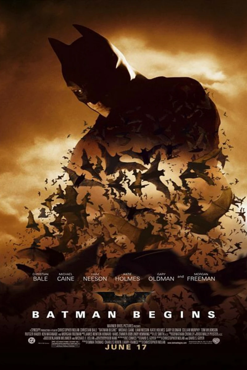 Batman Dark Knight 1 Batman Begins Poster